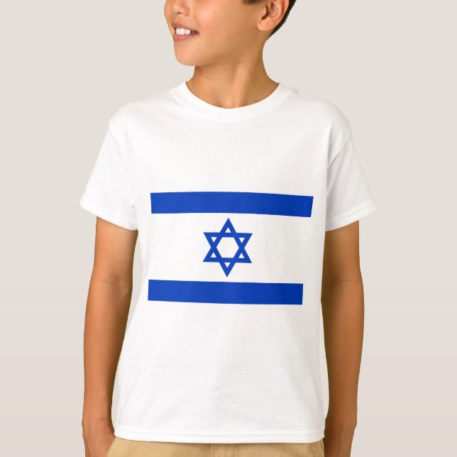 Camiseta Bandera de Israel (Anverso)