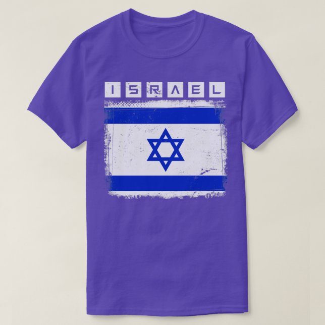 Camiseta Bandera De Israel (Diseño del anverso)
