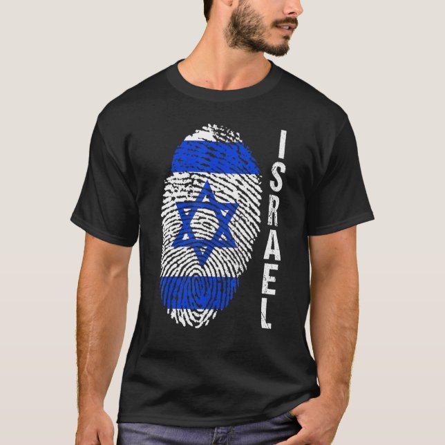 Camiseta Bandera de Israel (Anverso)