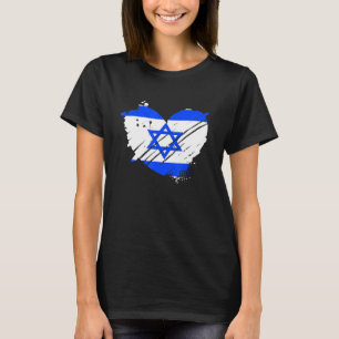 Camiseta Bandera de Israel Me Encanta Israel Es En Mi Adn P