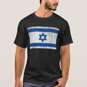 Camiseta Bandera de Israel vintage - Estrella de David - Ba