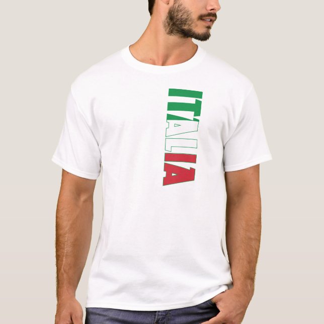 Camiseta Bandera de Italia (Anverso)
