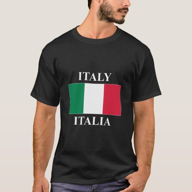 Camiseta Bandera de Italia (Anverso)