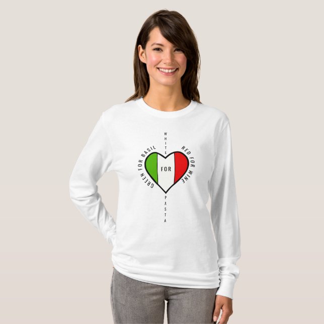 Camiseta Bandera de Italia (Anverso completo)