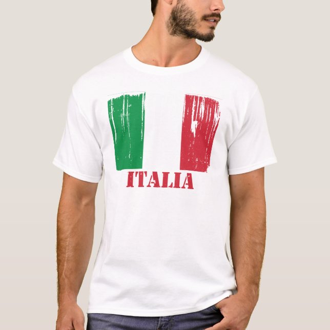 Camiseta Bandera de Italia (Anverso)