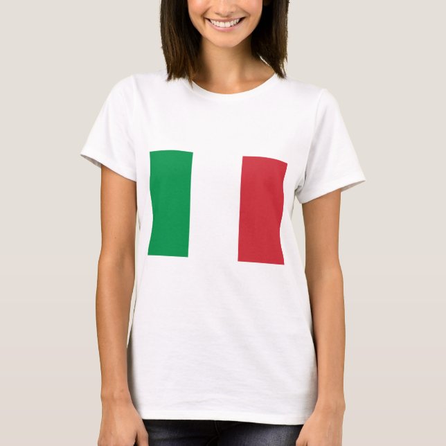 Camiseta Bandera de Italia (Anverso)