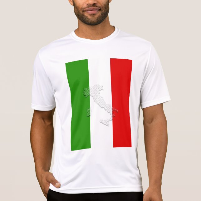 Camiseta Bandera de Italia (Anverso)