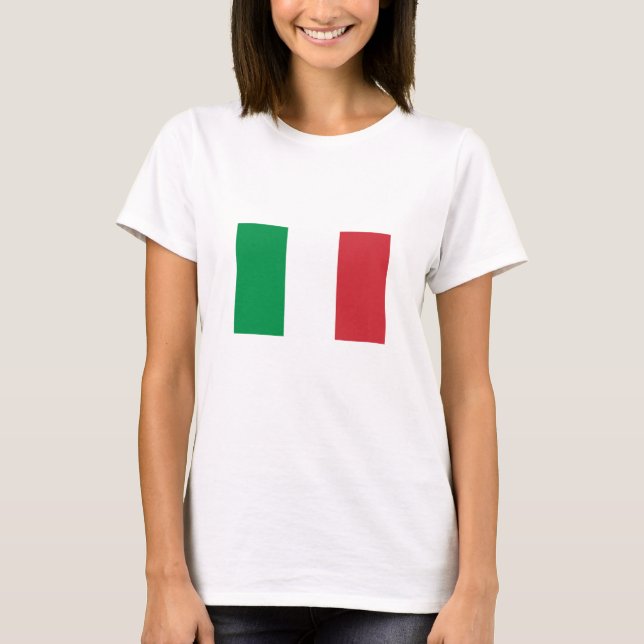 Camiseta Bandera de Italia (Anverso)