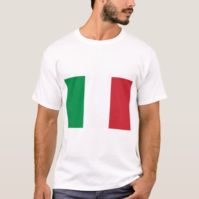 Camiseta Bandera de Italia (Anverso)
