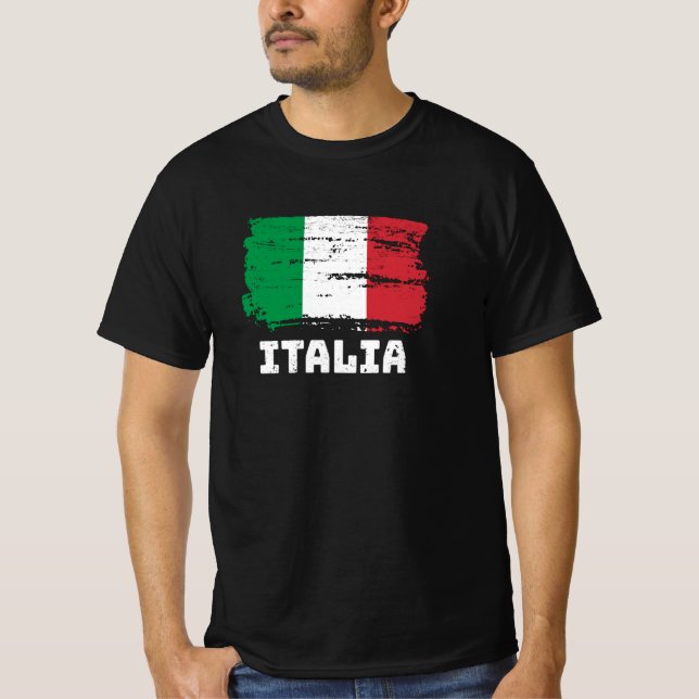 Camiseta Bandera de Italia (Anverso)