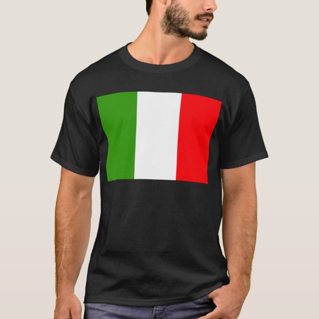 Camiseta Bandera de Italia (Anverso)