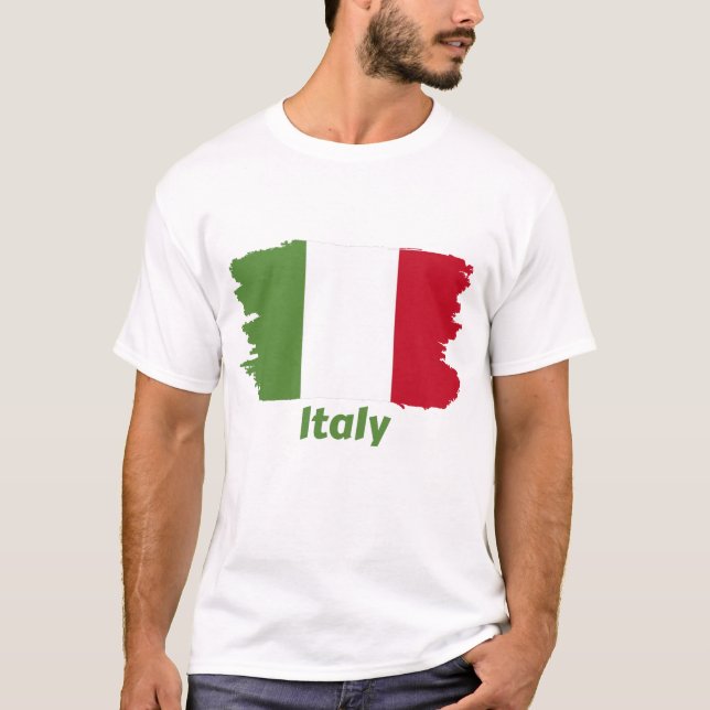 Camiseta Bandera de Italia (Anverso)