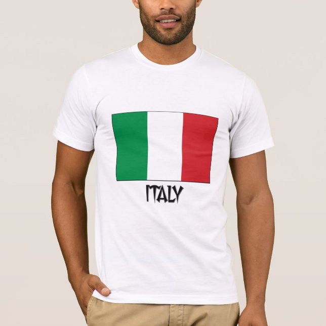 Camiseta Bandera de Italia (Anverso)