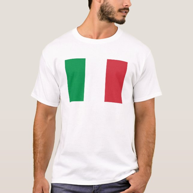 Camiseta Bandera de Italia (Anverso)