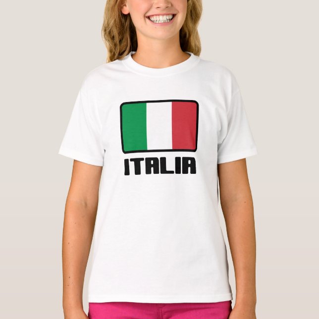 Camiseta Bandera de Italia (Anverso)