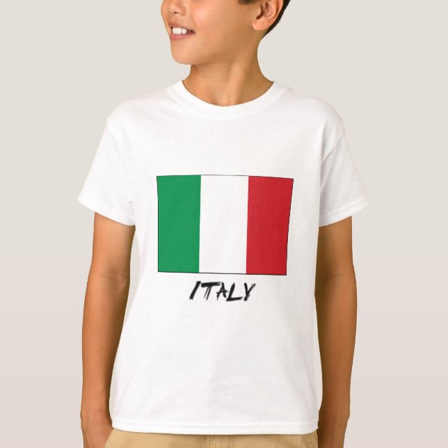 Camiseta Bandera de Italia (Anverso)