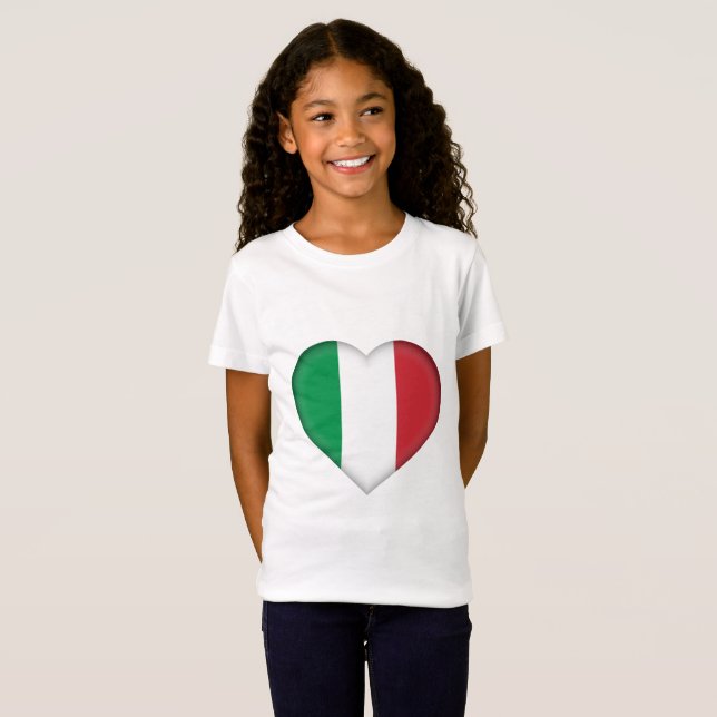 Camiseta Bandera de Italia (Anverso completo)