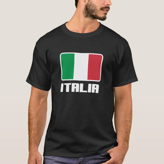 Camiseta Bandera de Italia (Anverso)