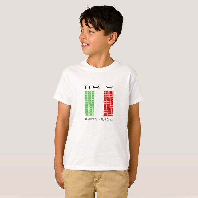 Camiseta Bandera de Italia (Anverso completo)