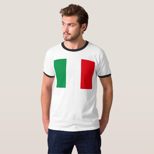 Camiseta Bandera de Italia (Anverso completo)