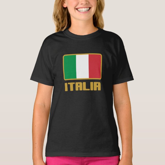 Camiseta Bandera de Italia (Anverso)