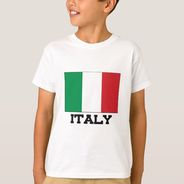 Camiseta Bandera de Italia (Anverso)