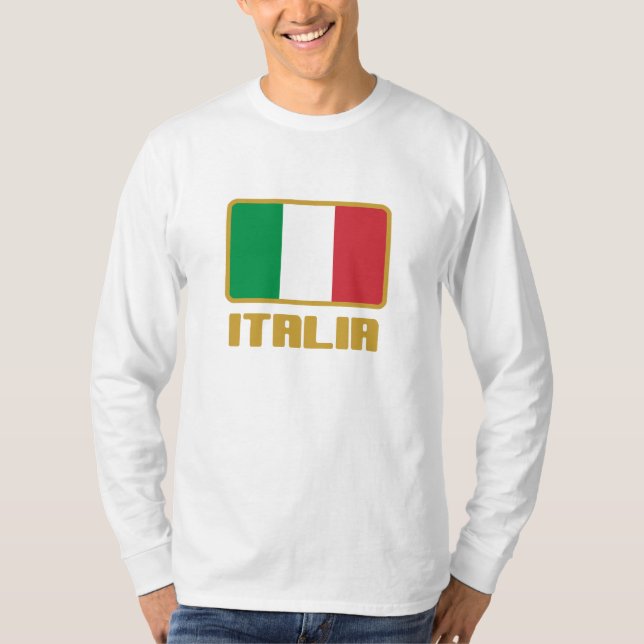 Camiseta Bandera de Italia (Anverso)