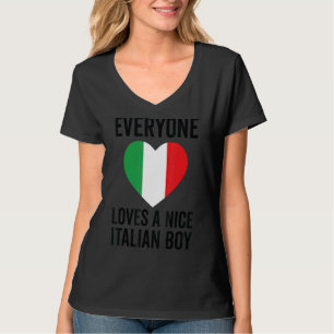 Camiseta Bandera de Italia: A todos les gusta un buen chico