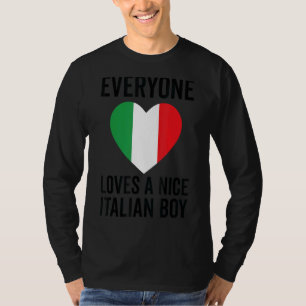 Camiseta Bandera de Italia: A todos les gusta un buen chico