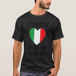 Camiseta Bandera de Italia: A todos les gusta un buen chico