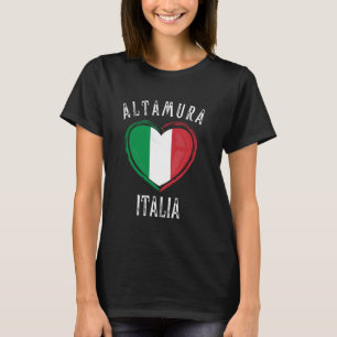 Camiseta Bandera de Italia Corazón Ciudad de Altamura