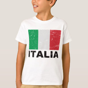 Camiseta Bandera de Italia de época