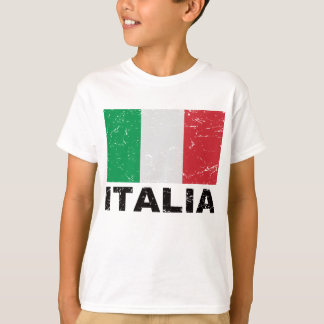 Camiseta Bandera de Italia de época