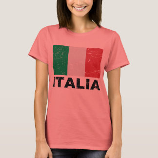 Camiseta Bandera de Italia de época