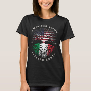 Camiseta Bandera de Italia de raíces italianas cultivadas e
