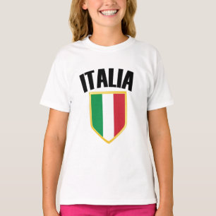 Camiseta Bandera de Italia Escudo