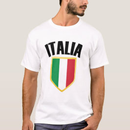 Camiseta Bandera de Italia Escudo