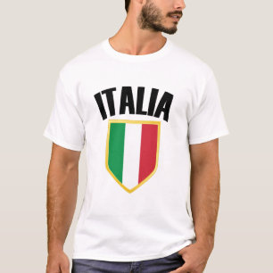 Camiseta Bandera de Italia Escudo