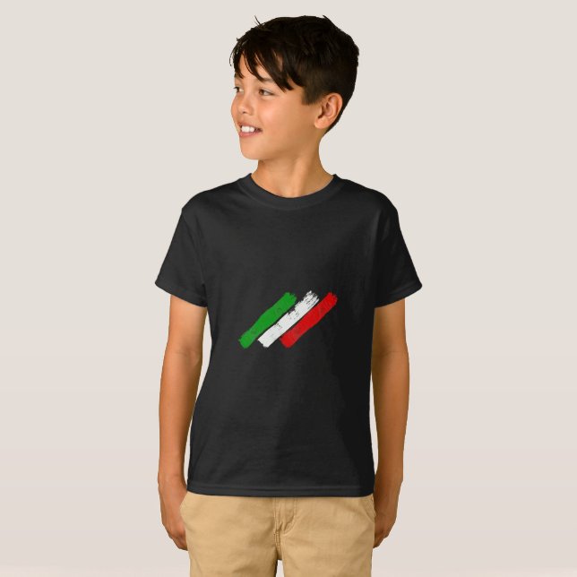 Camiseta Bandera de Italia. Italia (Anverso completo)