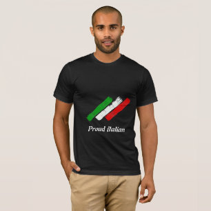Camiseta Bandera de Italia. Italiano orgulloso
