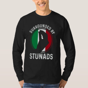 Camiseta Bandera de Italia Raíces Italianas Dicho Rodeado P