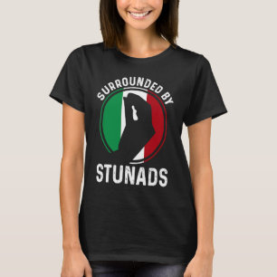 Camiseta Bandera de Italia Raíces Italianas Dicho Rodeado P