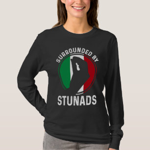 Camiseta Bandera de Italia Raíces Italianas Dicho Rodeado P