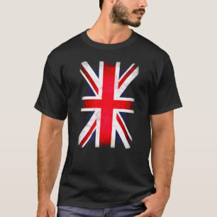 Camiseta Bandera de Jack de la Unión Retro Reino Unido Ingl
