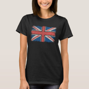 Camiseta Bandera de Jack de la Unión Vintage Inglaterra Pat