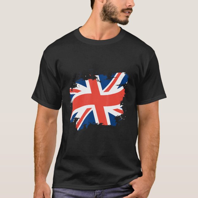 Camiseta bandera de jack de unión (Anverso)