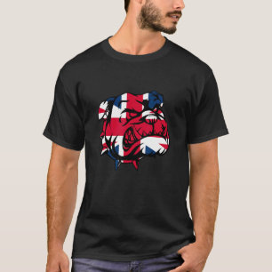 Camiseta Bandera de Jack del Sindicato Británico de Bulldog
