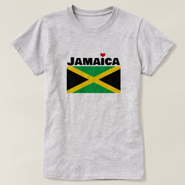 Camiseta Bandera de Jamaica (Diseño del anverso)