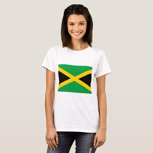 Camiseta Bandera de Jamaica (Anverso completo)