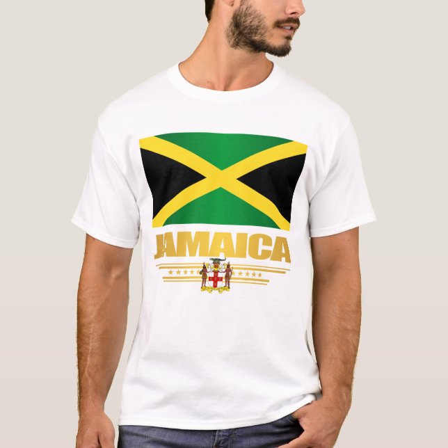 Camiseta Bandera de Jamaica (Anverso)